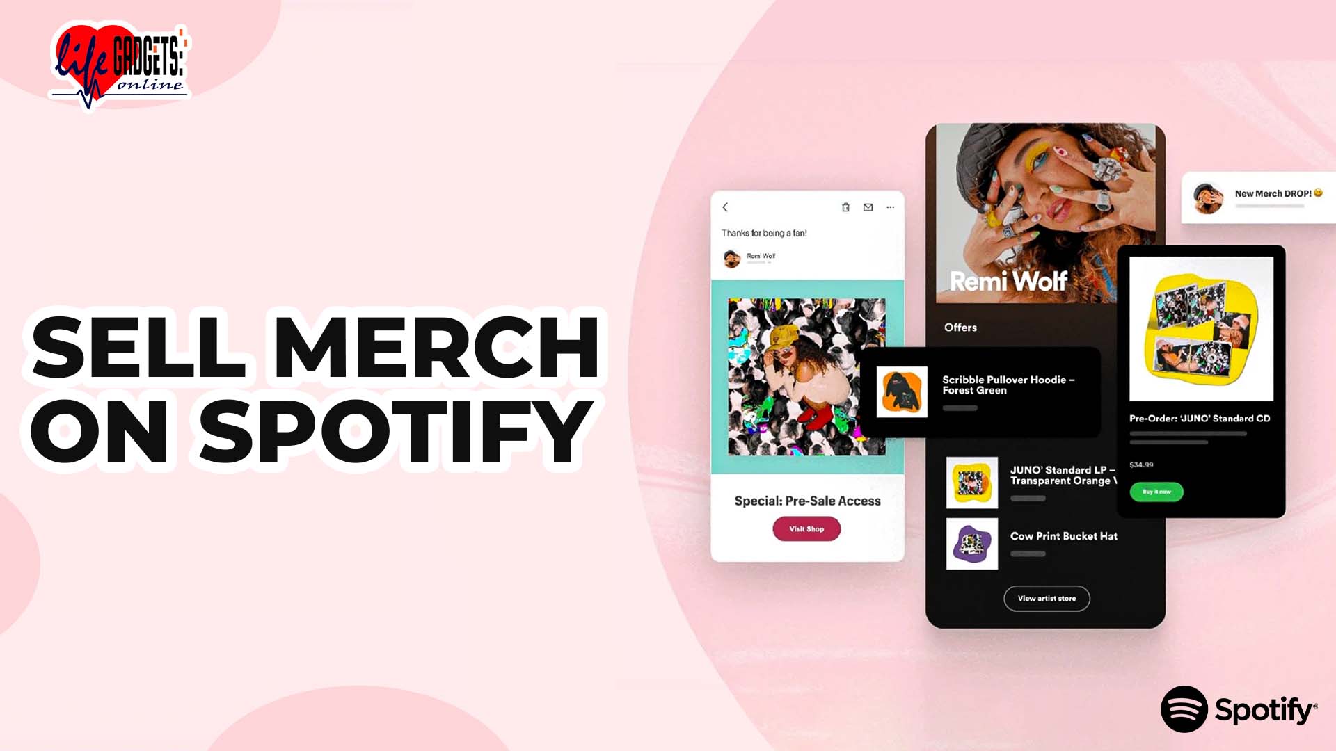 Sell Merch On Spotify
